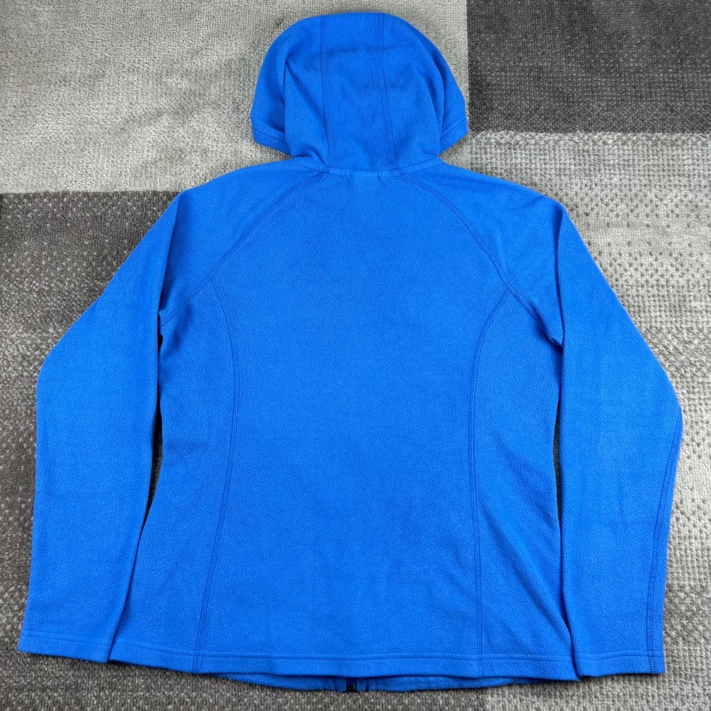 The North Face Womens TKA 100 Fleece Full Zip Hoodie Blue Size Medium - Picture 4 of 6